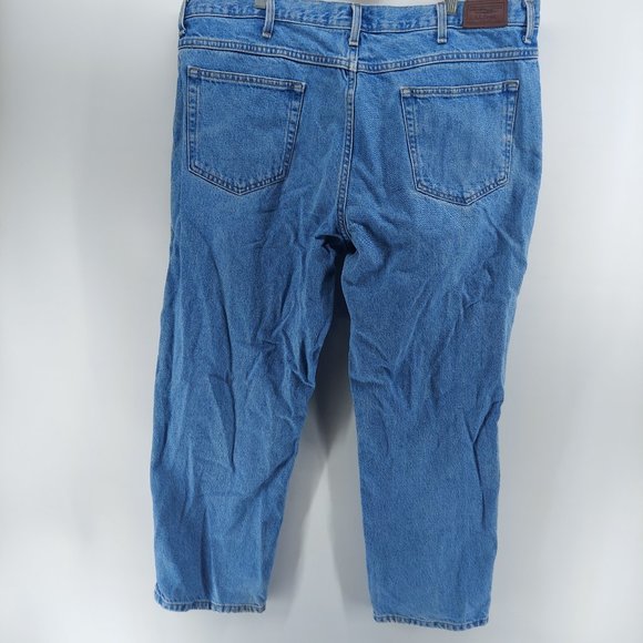 LL BEAN JEANS MENS SIZDE 42 COTTON - Picture 9 of 10
